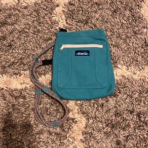 KAVU Keepalong Bag Purse Turquoise Adjustable Rope Crossbody